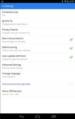 CM Security Master android App screenshot 2